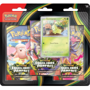 Pack 3 Boosters Pok&eacute;mon M&eacute;ga &Eacute;volution &Eacute;quilibre Parfait ME03 - Version Germignon