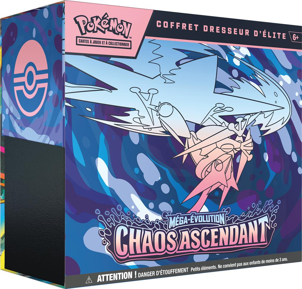 Elite Trainer Box Pokémon Méga Évolution Chaos Ascendant ME04