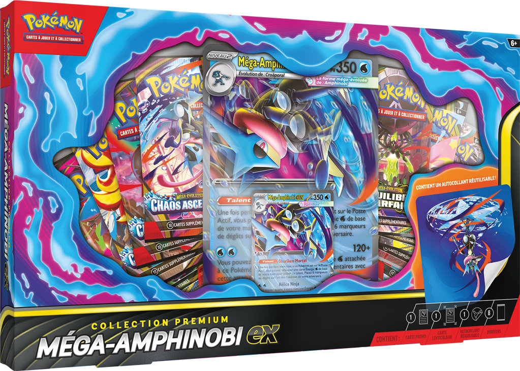 Coffret Pokémon Collection Premium Méga Amphinobi ex