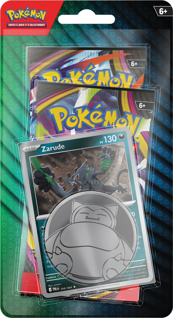 Pack 2 Boosters Pokémon Zarude