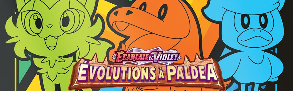 Booster Pokémon Écarlate et Violet 2 Évolutions à Paldea (EV02)